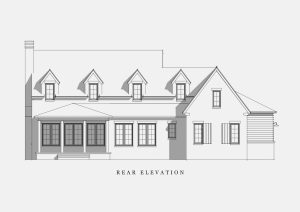 Dovetail Rear elevation